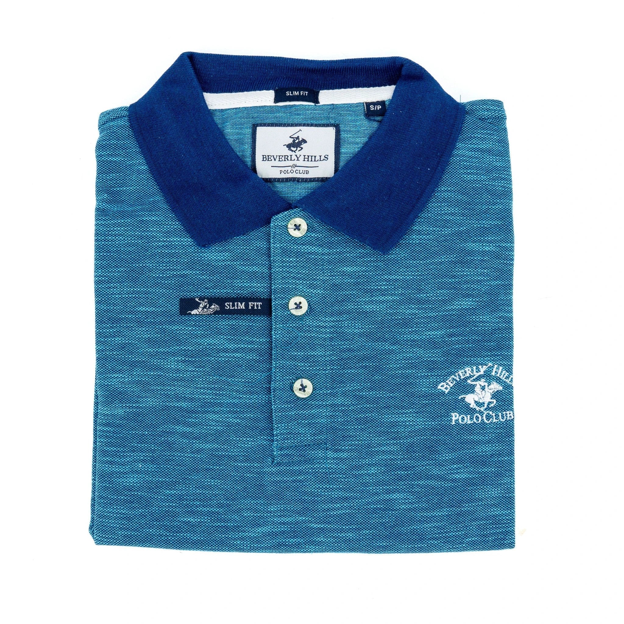 Poloshirt Beverly Hills Mangas Cortas Liso P/ Caballeros by Beverly Hills