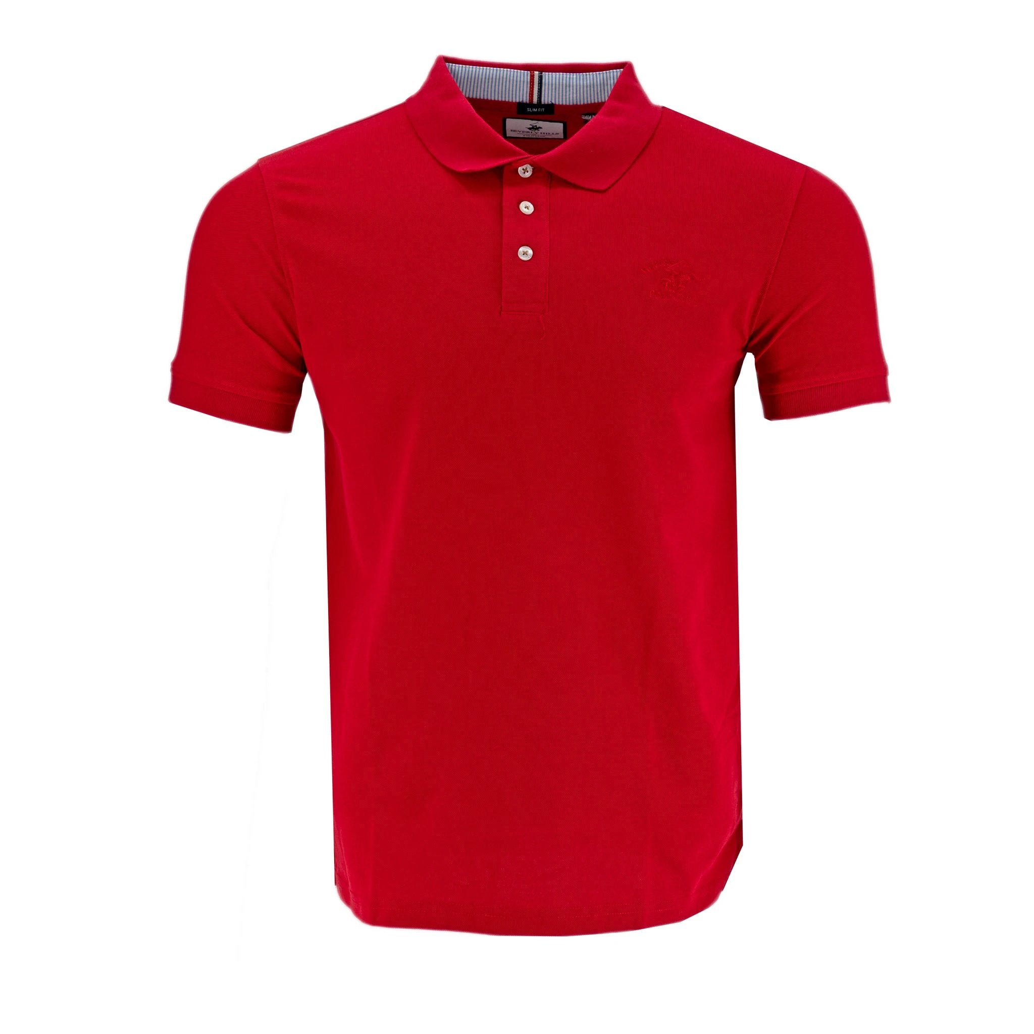 Poloshirt Beverly Hills Mangas Cortas Liso Para Caballeros by Beverly Hills
