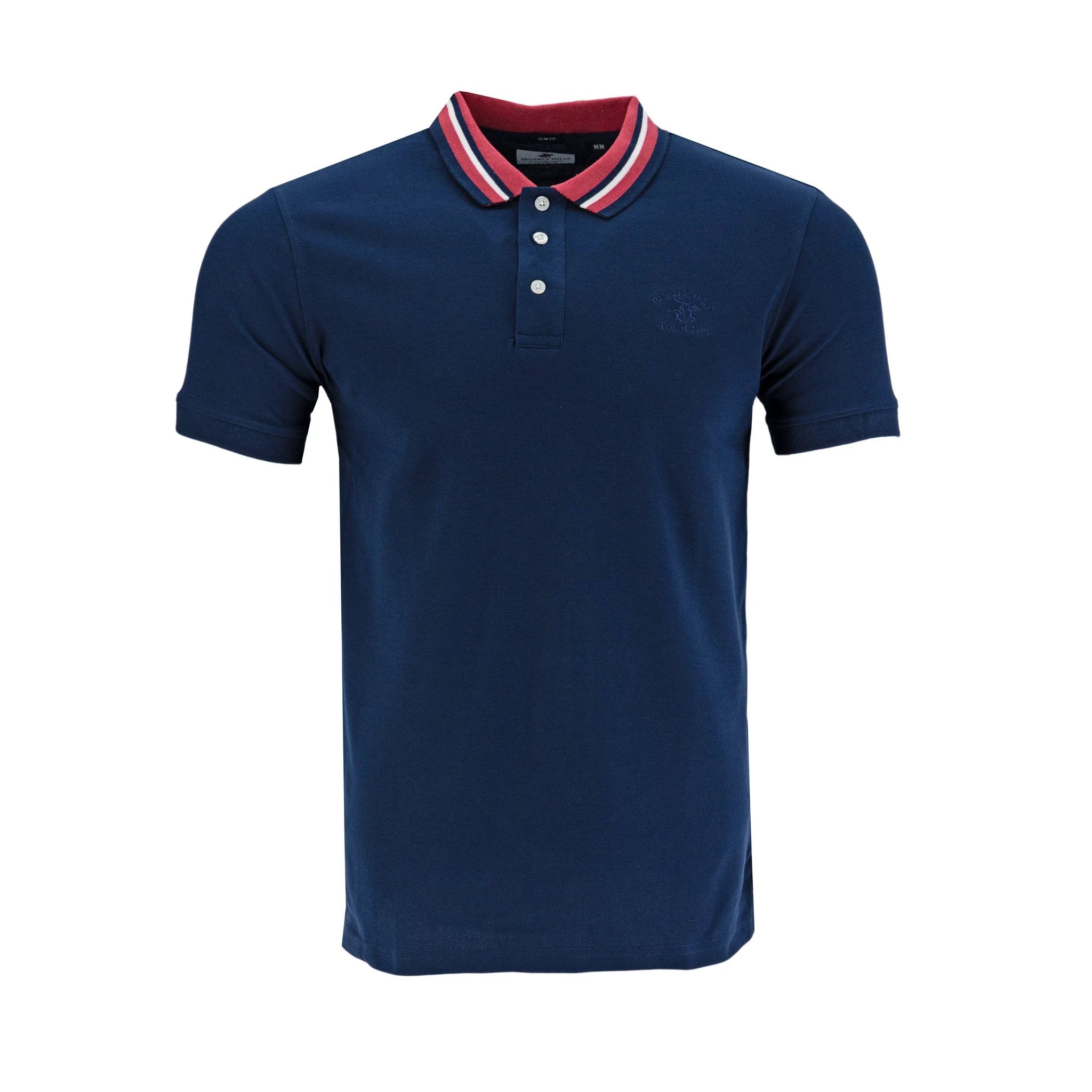 Poloshirt Beverly Hills Mangas Cortas Liso Para Caballeros by Beverly Hills