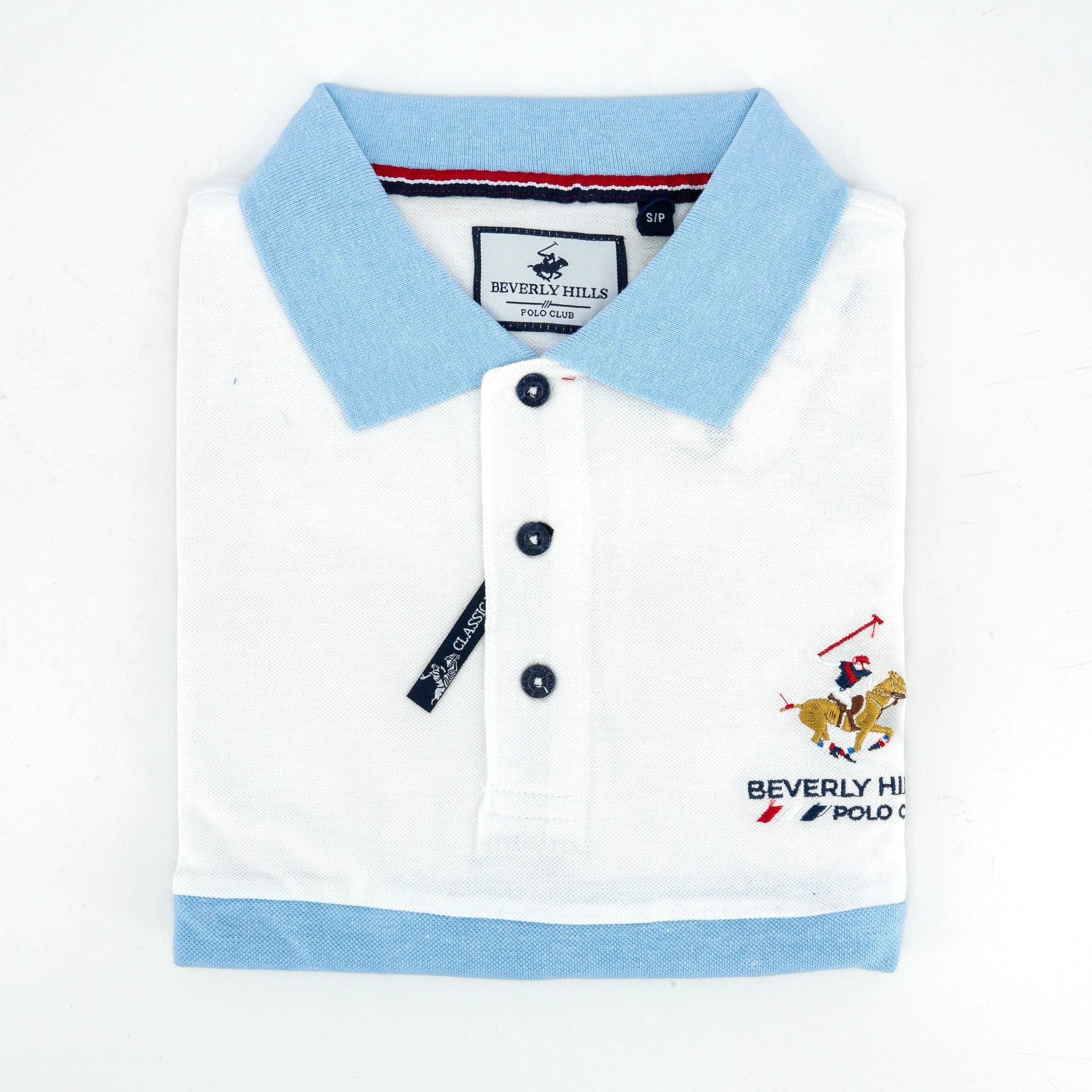 Poloshirt Beverly Hills Mangas Cortas Combinado P/ Caballeros by Beverly Hills