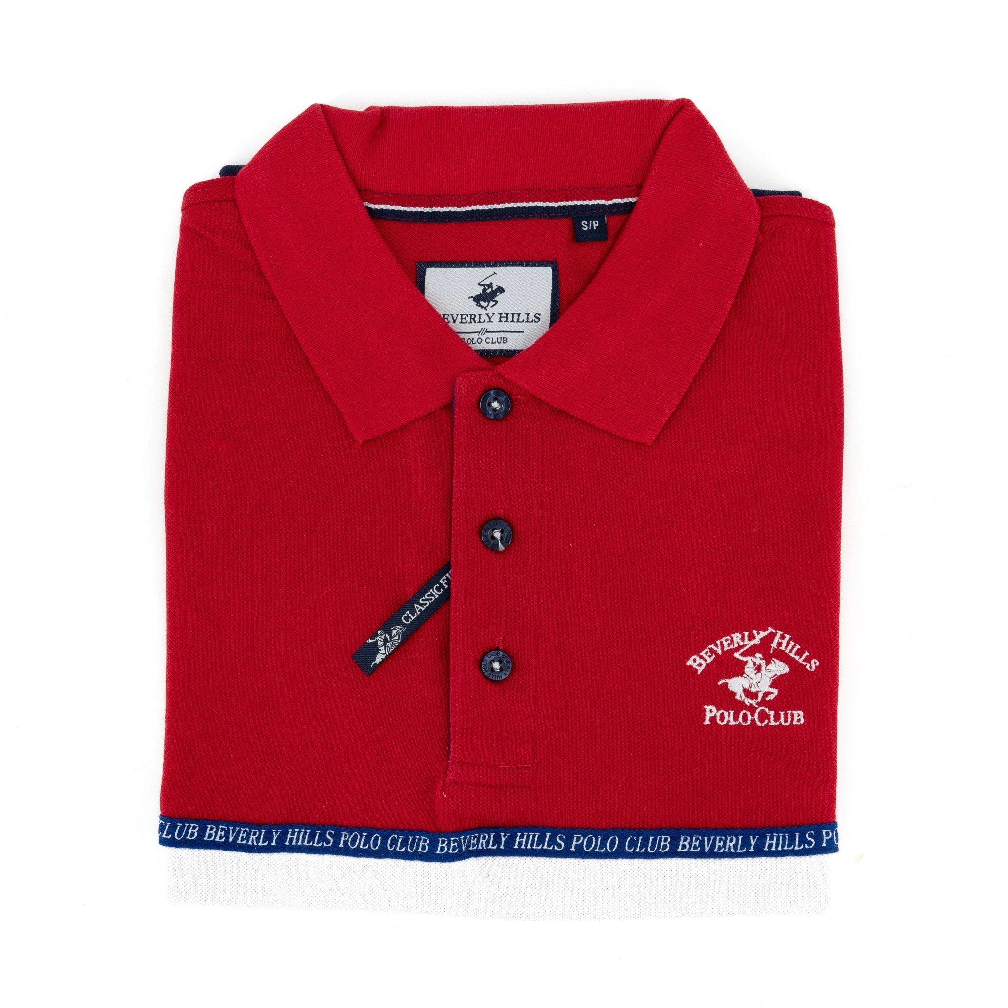 Poloshirt Beverly Hills Mangas Cortas Combinado P/ Caballeros by Beverly Hills