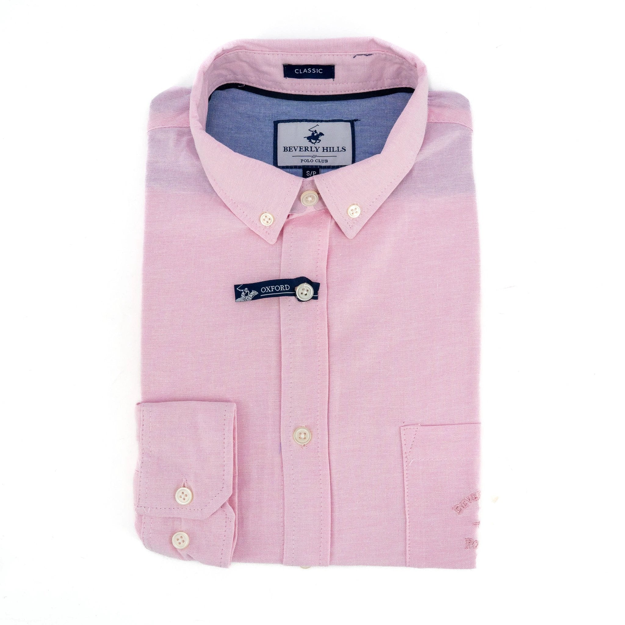 Camisa Beverly Hills Mangas Largas Lisa P/ Caballeros by Beverly Hills