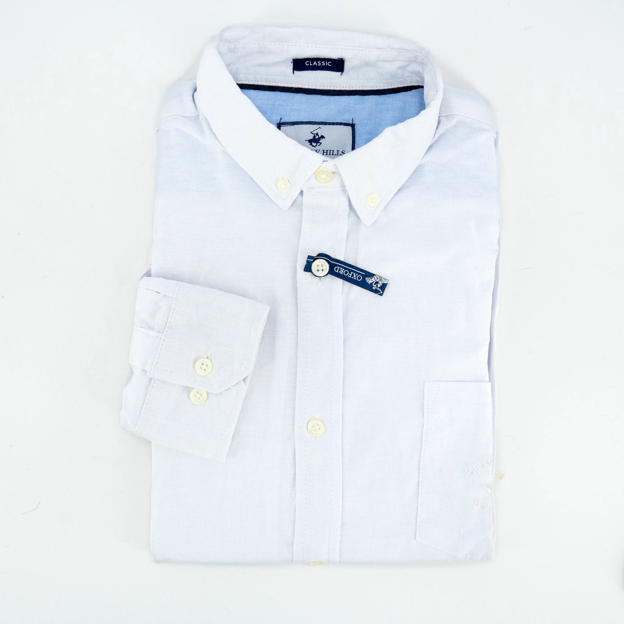 Camisa Beverly Hills Mangas Largas Lisa P/ Caballeros by Beverly Hills