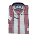 Camisa Beverly Hills Mangas Cortas Cuadros P/ Caballeros by Beverly Hills