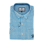 Camisa Beverly Hills Mangas Cortas Cuadros P/ Caballeros by Beverly Hills