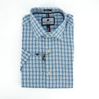 Camisa Beverly Hills Mangas Cortas Cuadros P/ Caballeros by Beverly Hills