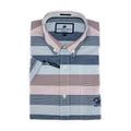 Camisa Beverly Hills Mangas Cortas Rayas P/ Caballeros by Beverly Hills