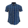 Camisa Beverly Hills Mangas Cortas Cuadros Para Caballeros by Beverly Hills