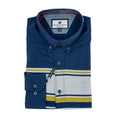 Camisa Beverly Hills Mangas Largas Rayas P/ Caballeros by Beverly Hills