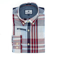 Camisa Beverly Hills Mangas Largas Cuadros P/ Caballeros by Beverly Hills
