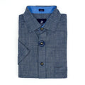 Camisa Beverly Hills Mangas Cortas Lisa P/ Caballeros by Beverly Hills