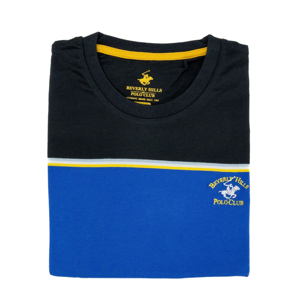 Camiseta Beverly Hills Mangas Cortas Combinado P/ Caballeros by Beverly Hills