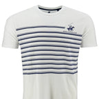 Camiseta Beverly Hills Mangas Cortas Rayas Para Caballeros by Beverly Hills