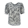 Top Badgley Mischka Mangas Cortas Estampado Para Damas by Badgley Mischka