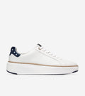 W33830:WHITE LTR/NAVY/WHITE POLKA DOT