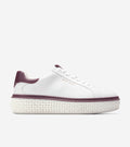 W36151:WHITE LTHR / CH BLACK GARNET LTHR