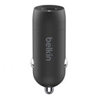 Belkin 20W USB-C PD Car Charger - Black