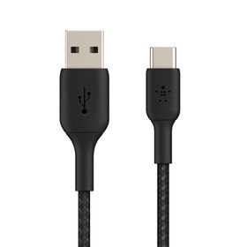 Belkin Cable trenzado USB-C a USB-A BoostCharge 1m - Negro