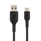 Belkin Cable trenzado USB-C a USB-A BoostCharge 1m - Negro