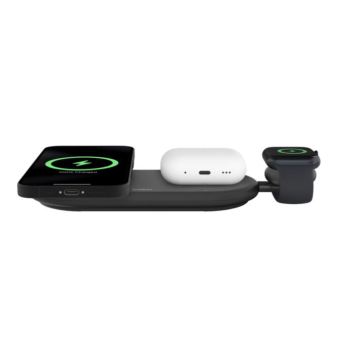 Belkin BoostCharge Pro 3-in-1 Magnetic Wireless Charging Pad with Qi2