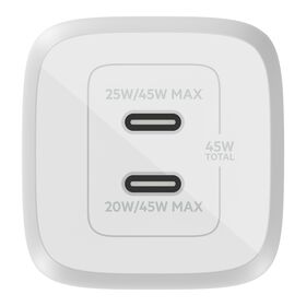 Belkin BoostCharge Pro 45W Dual USB-C GaN Wall Charger