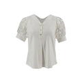 Blusa Rio + Rain Mangas Cortas Puntos Suizo Da para Damas