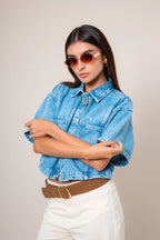 CAMISA DENIM CROP E-M 8148.
