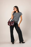 CAMISETA SLIM FIT RAYAS T-M 8495.