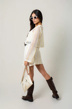 CARDIGAN EFECTO CROCHET B-M 9377.