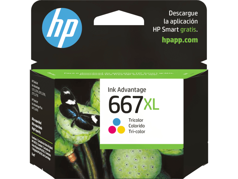 CARTUCHO HP 667XL COLOR ORIGINAL