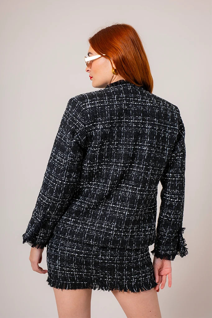 CHAQUETA TWEED E-F 8134.