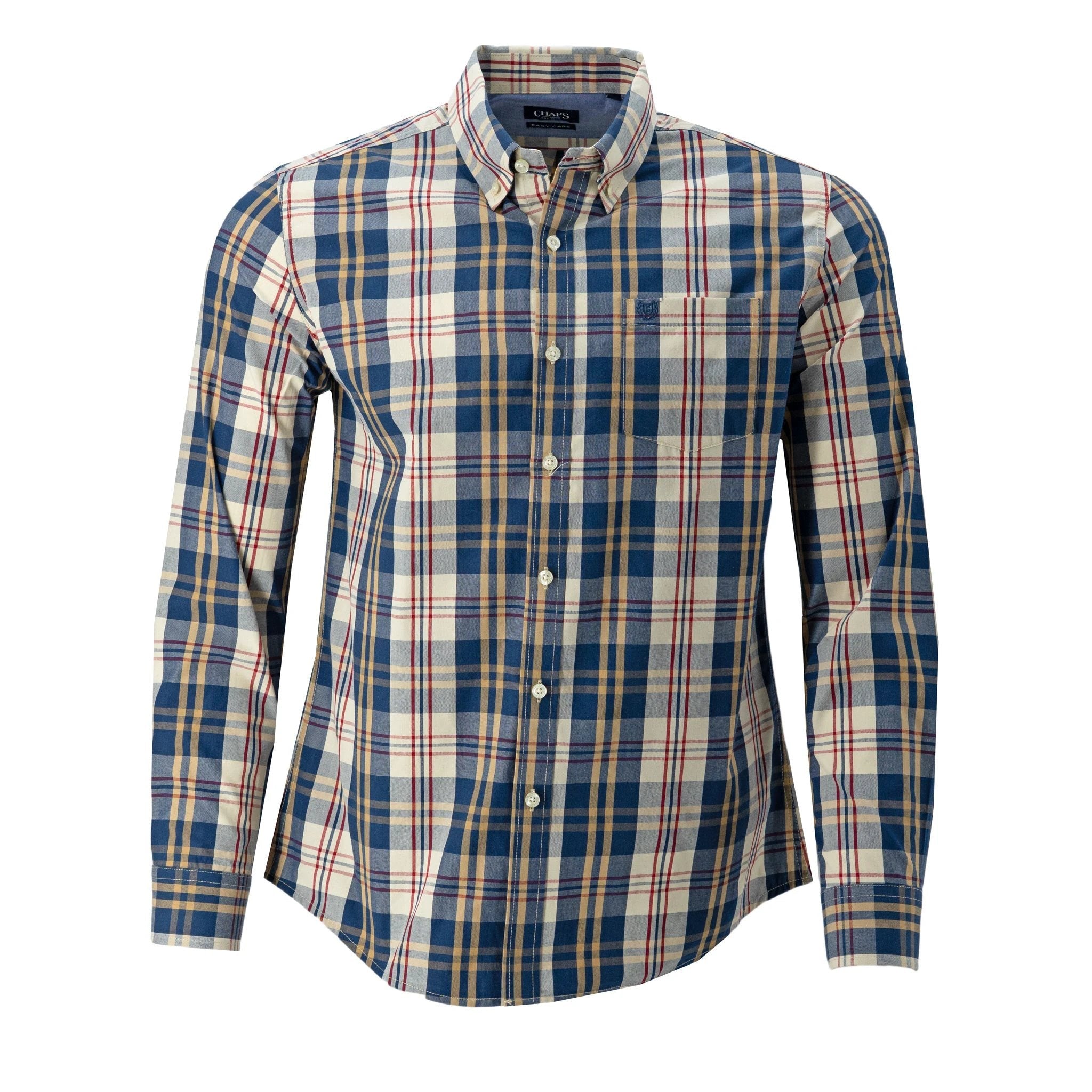 Camisa Chaps Mangas Largas Cuadros Para Caballeros by Chaps