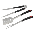 SET 3 PZ UTENSILIOS PLASTICO P/BBQ