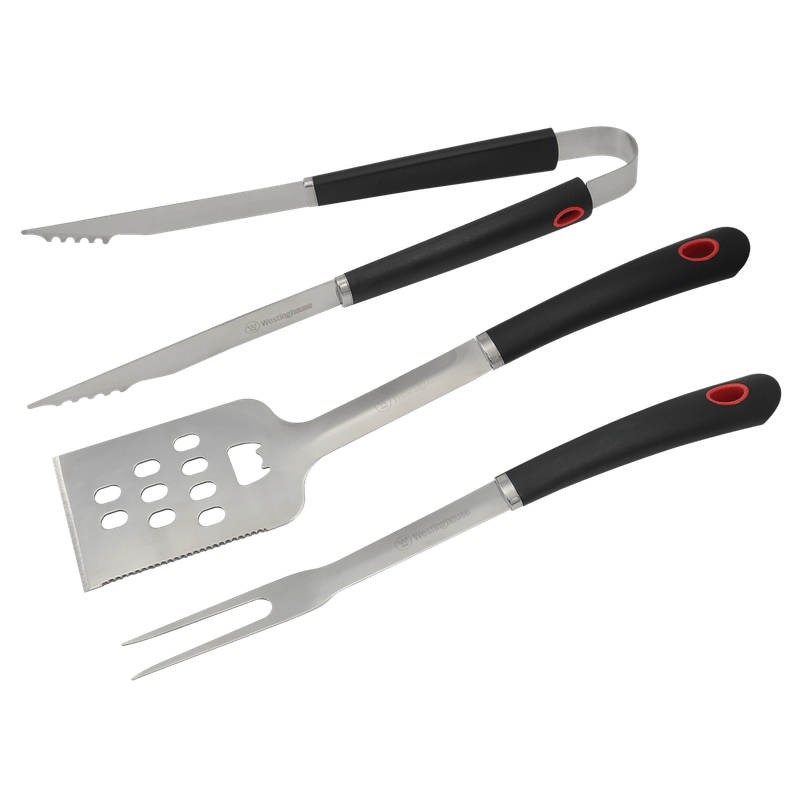 SET 3 PZ UTENSILIOS PLASTICO P/BBQ