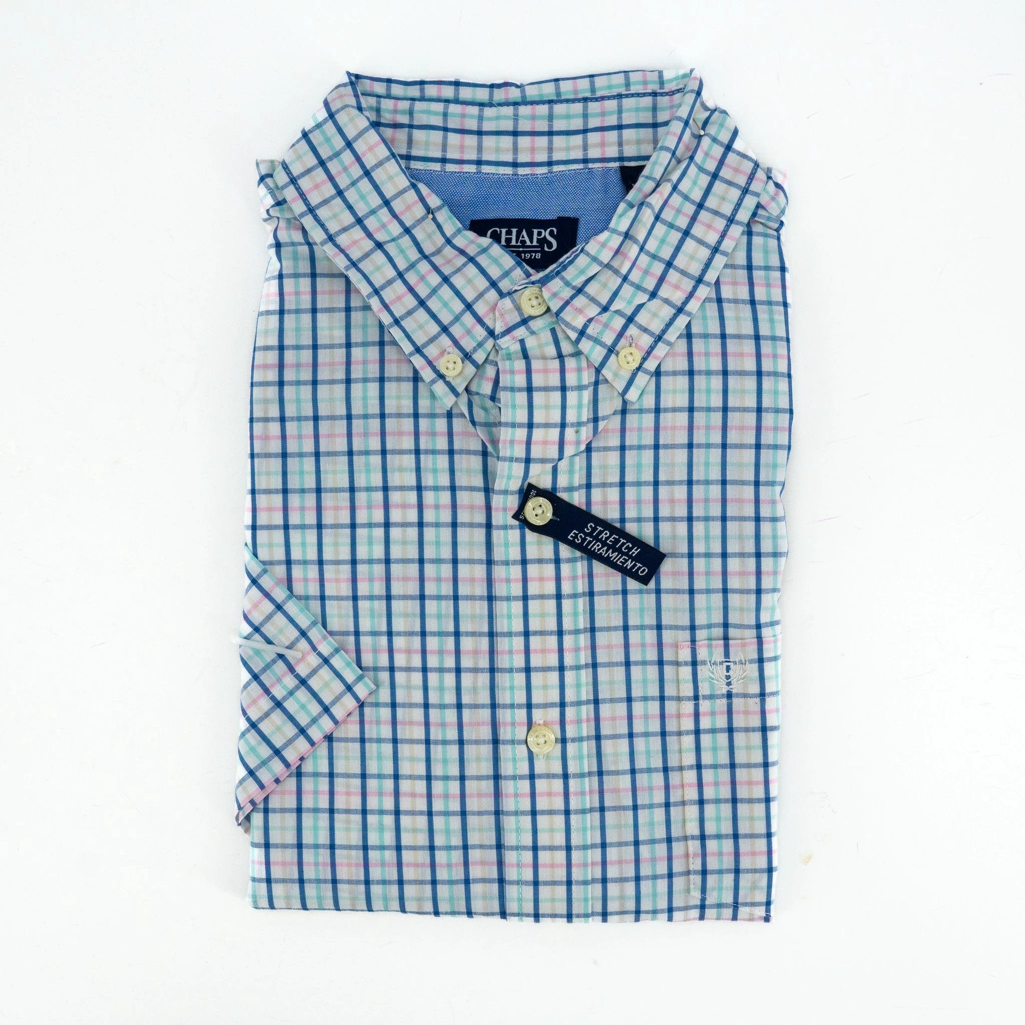 Camisa Chaps Mangas Cortas P/ Caballeros by Chaps