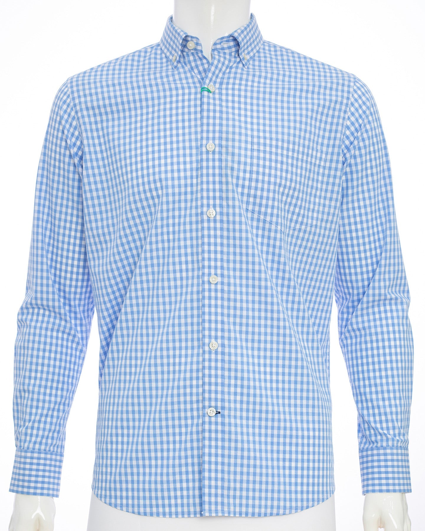 Camisa Carven Mangas Largas Cuadros Cv-b04-242-lv para Caballeros