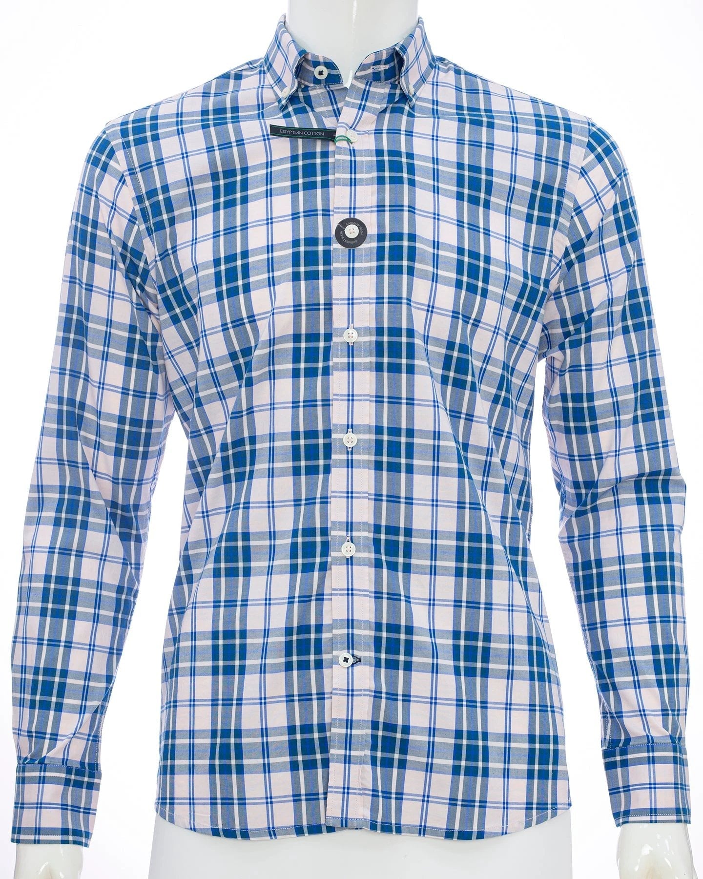 Camisa Carven Mangas Largas Cuadros P/ Caballeros by Carven