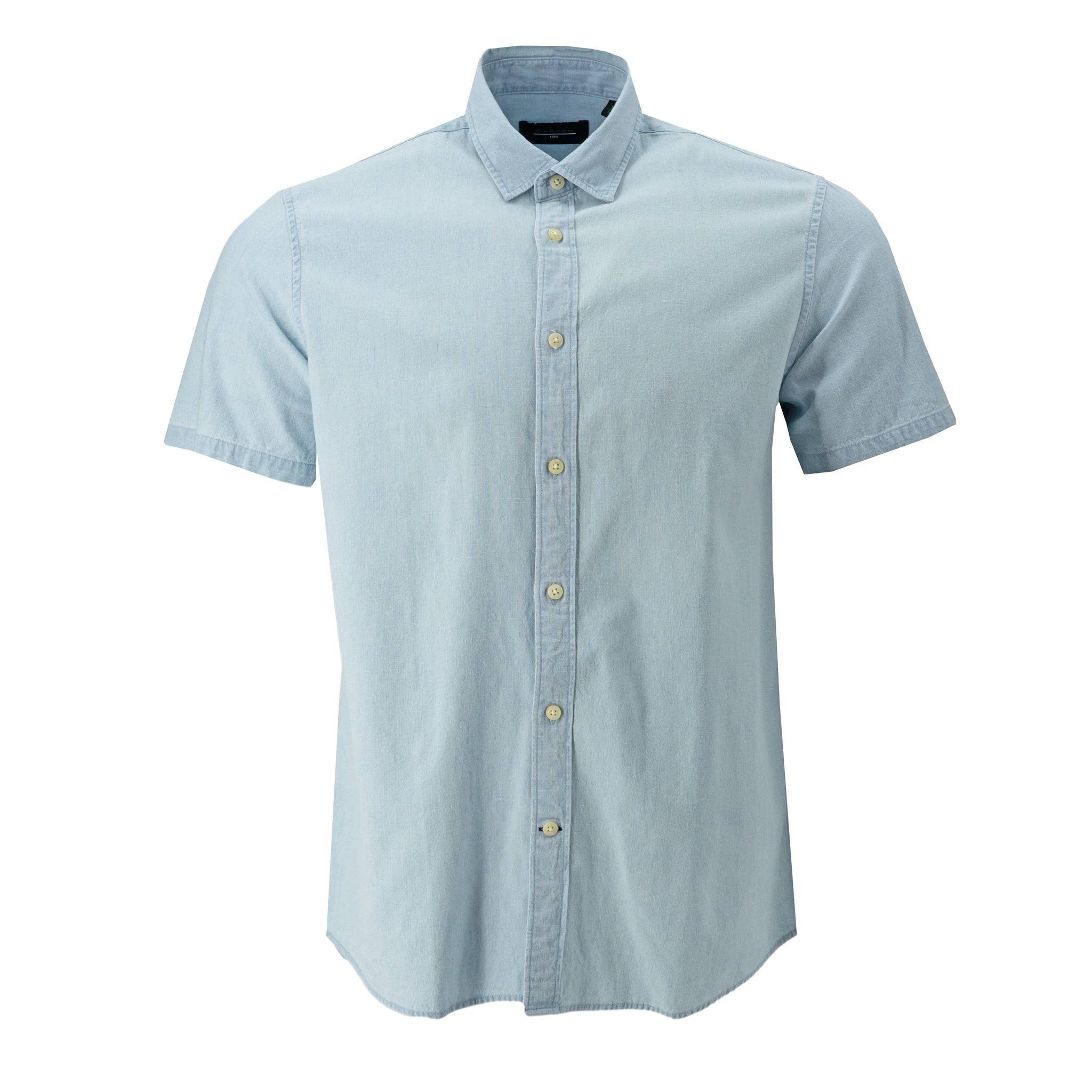 Camisa Carven Mangas Cortas Lisa Para Caballeros by Carven