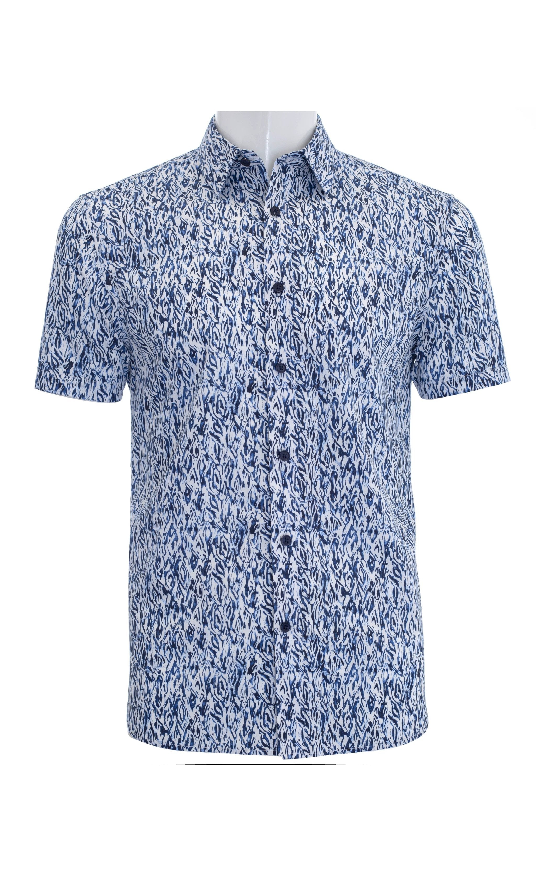 Camisa Carven Mangas Cortas Estampada P/ Caballeros by Carven