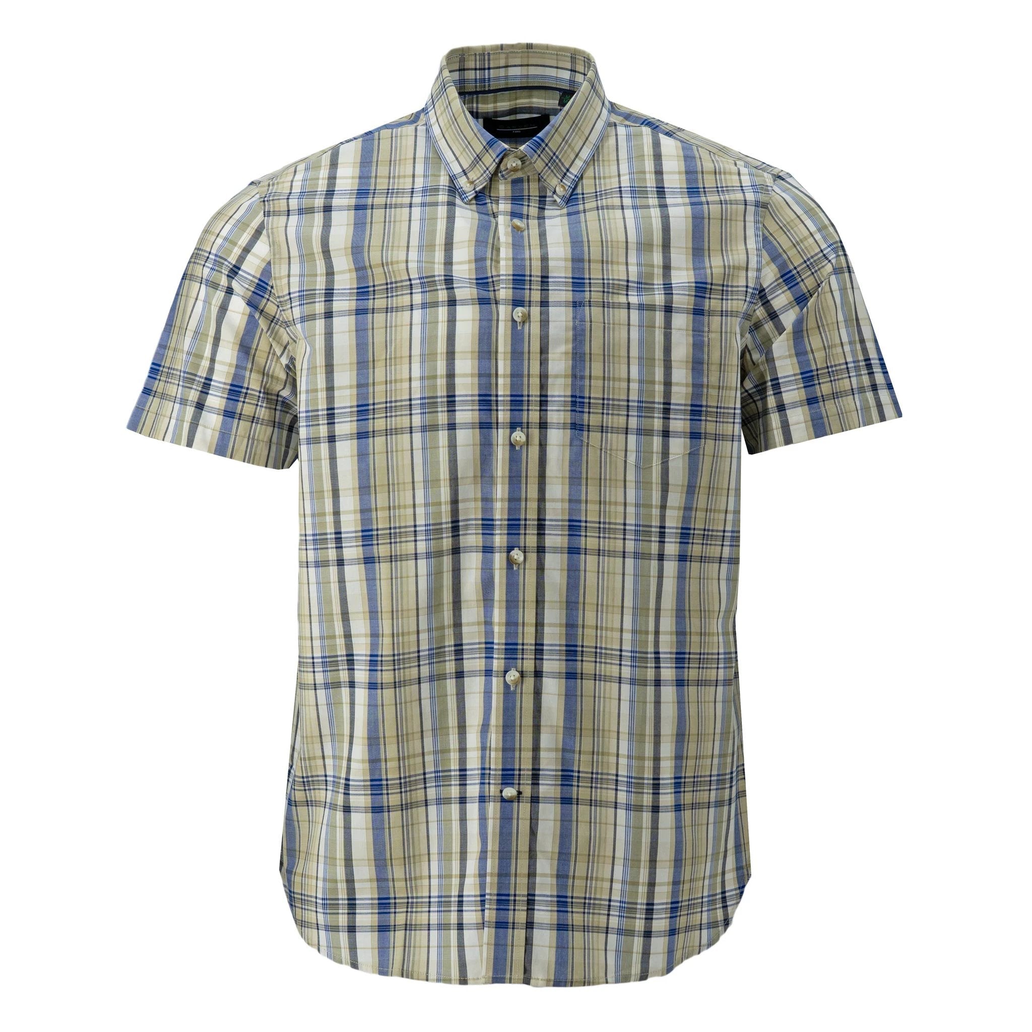Camisa Carven Mangas Cortas Cuadros Para Caballeros by Carven
