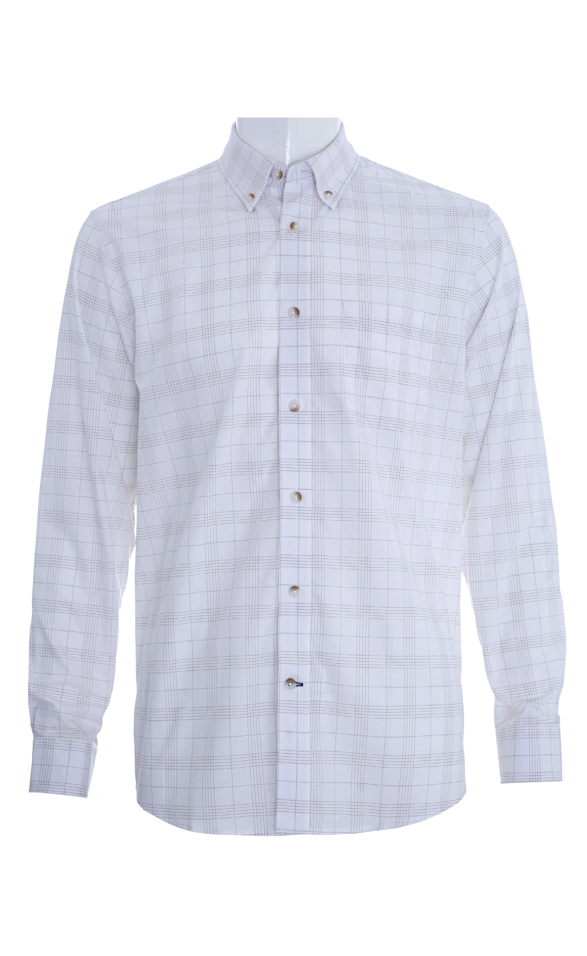 Camisa Carven Mangas Largas Cuadros P/ Caballeros by Carven