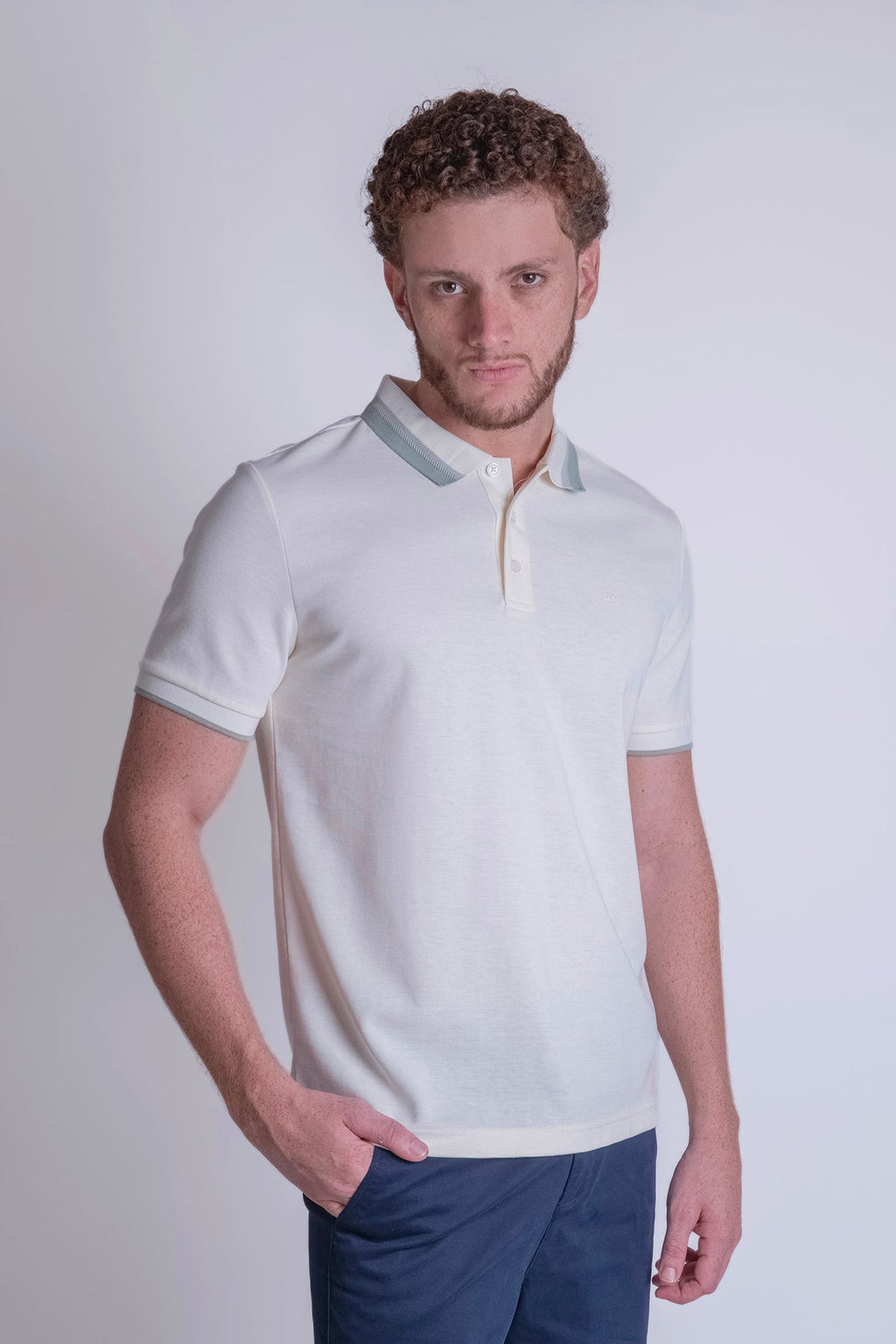 Poloshirt Carven Mangas Cortas Liso para Caballeros