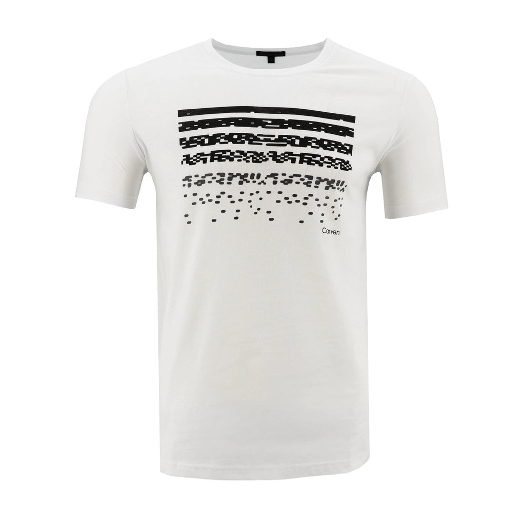 Camiseta Carven Manga Corta P/ Caballeros CV-T30-054-WH by Carven