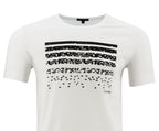 Camiseta Carven Manga Corta P/ Caballeros CV-T30-054-WH by Carven
