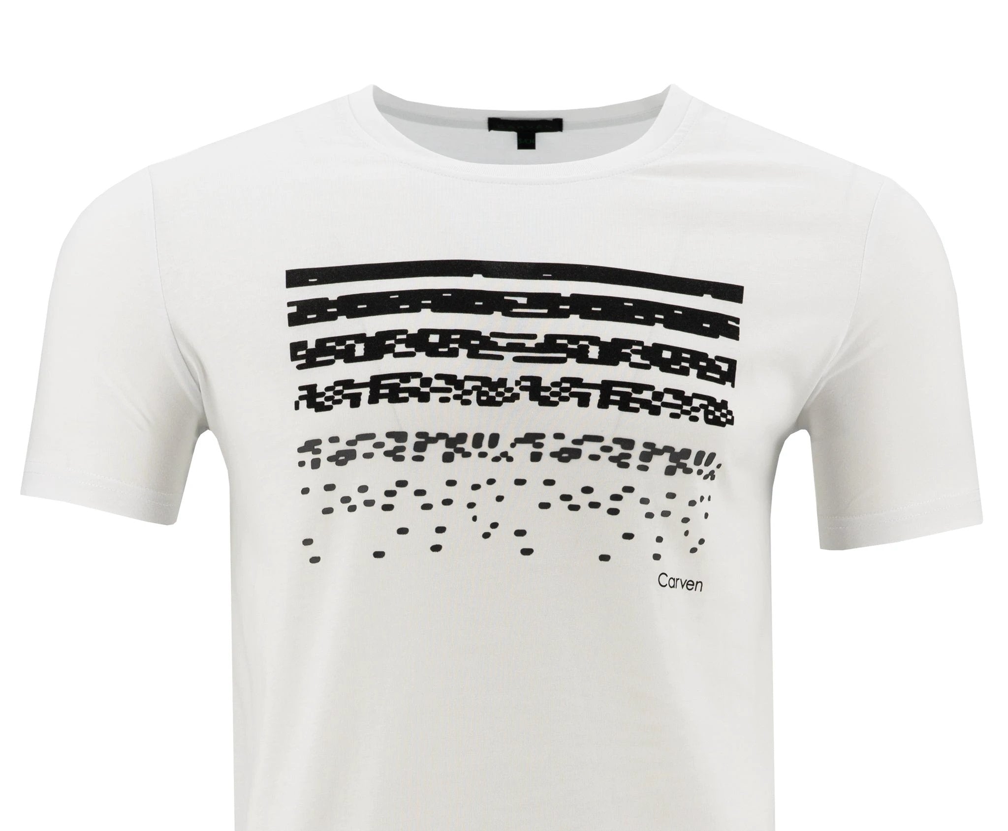 Camiseta Carven Manga Corta P/ Caballeros CV-T30-054-WH by Carven