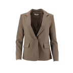 Chaqueta Carven Mangas Largas Liso Bols Tapa para Damas