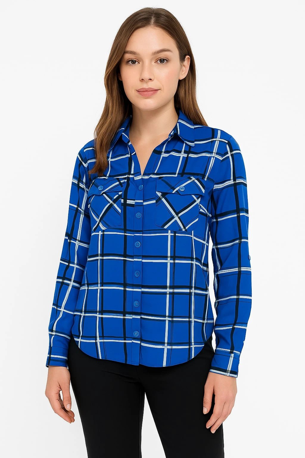 Blusa Adrienne Vittadini Mangas 3/4 Para Damas by Adrienne Vittadini