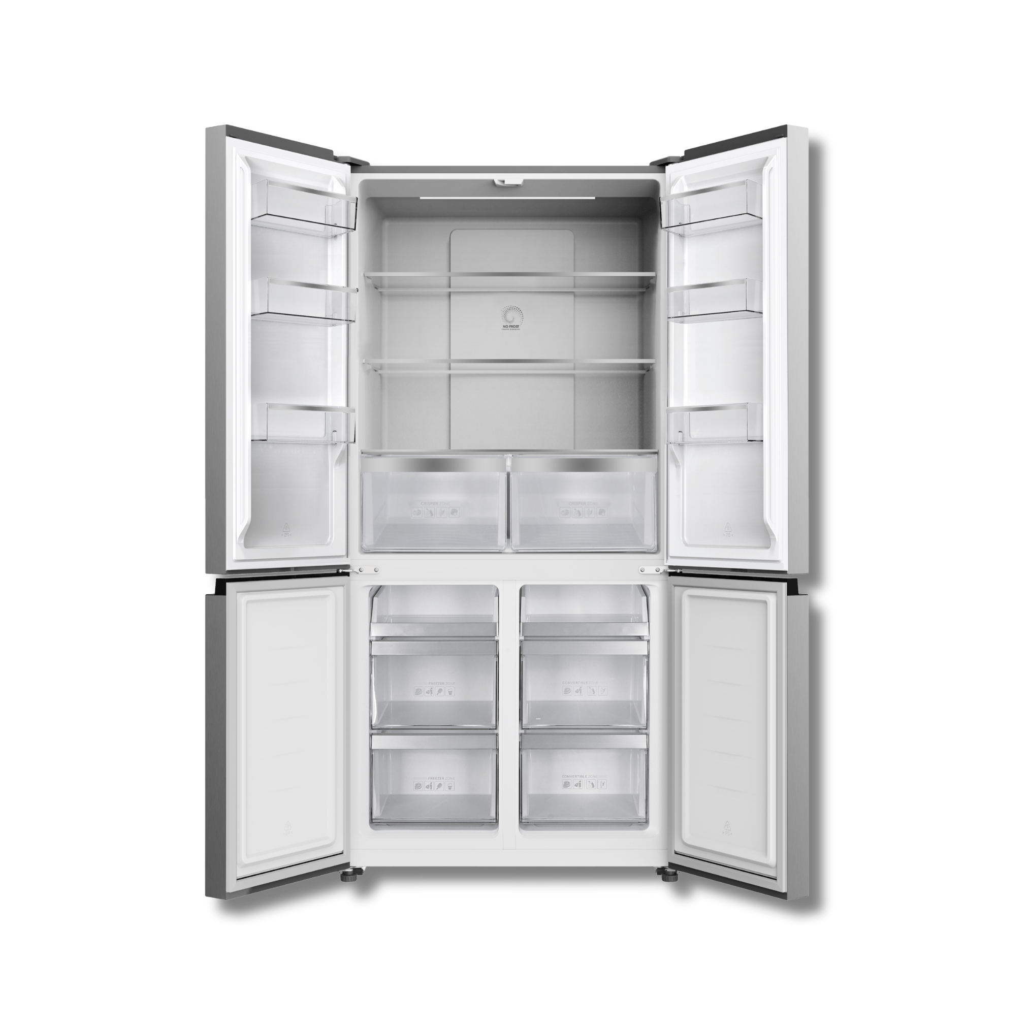 Nevera French Door TCL C600CD 20 Pies Cúbicos Inverter Gris