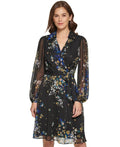 Vestido Donna Karan Mangas Largas Estampado Para Damas by Donna Karan (dkny)