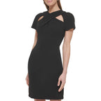 Vestido Donna Karan Mangas Cortas Liso Para Damas by Donna Karan (dkny)